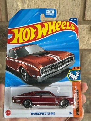 Mercury Cyclone HW Muscle Mania 1969 Hot Wheels 2/10 #165/250 Foto 1 de 4