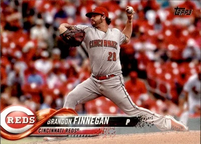2018 Topps #301 Brandon Finnegan Cincinnati Reds - Image 1 of 2
