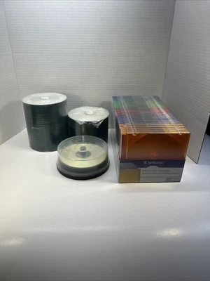 180+  Memorex CD-R Blank CD's & 30 Sony cdr 700mb  80 min + 50 Multi color cases - Image 1 of 4