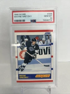 1990 SCORE CANADIAN #338 WAYNE GRETZKY KINGS HOF HOCKEY MINT PSA 10 - Bild 1 von 3