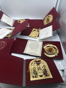 Holy Trinity Dallas Greek Orthodox Gold 99-2006 OrnamentsVelvet Holders Insert - Picture 1 of 7