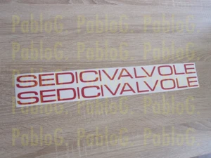 Fiat Turbo 16v GTI Sedici Valvole decal set vinyl adesivi autocollants ステッ - Imagen 1 de 4