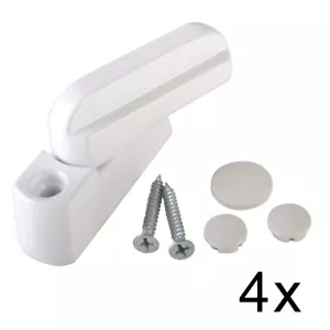 4x Window Safety Locks UPVC Door Sash Jammer Security Restrictor Lock White Safe - Picture 1 of 24