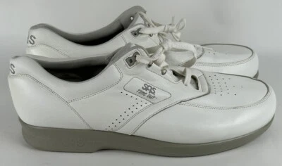 Unworn SAS Time Out White Comfort Walking Shoes Mens 15 M Lace Up Tripad Vintage - Imagem 1 de 4