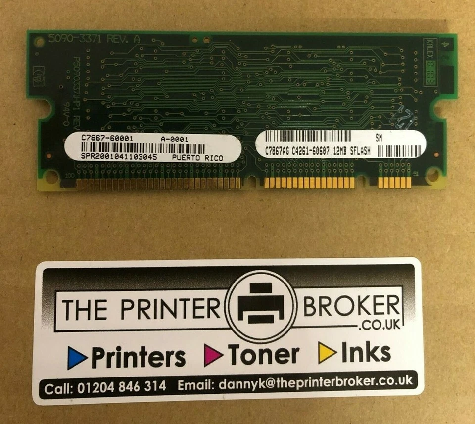 HP 12MB Flash Firmware for Laserjet 3200M C7867-60001 C7867AG - Image 1 of 1