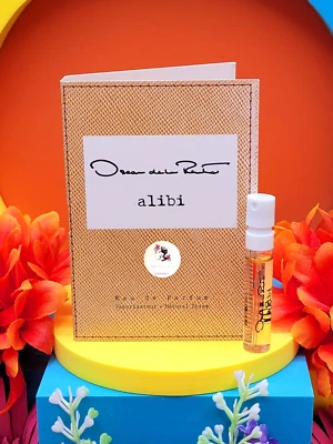 Oscar De La Renta Alibi Eau De Parfum Sample Spray 0.06 fl oz/ 2 ml NEW CARDED - Image 1 of 4