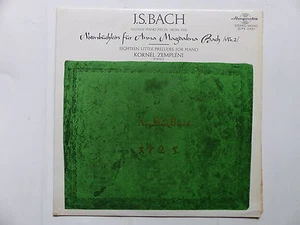 BACH sixteen piano pieces from Notenbüchen für Anna Magdalena ZEMPLENI 11657 - Imagen 1 de 1