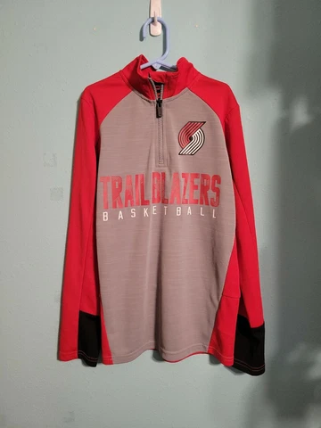 Portland Trailblazers NBA Basketball Youth Quarter Zip Size Youth Medium 10/12 Cover
