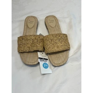 Un nuovo giorno tessuto Ariella sandali slide scarpe estive casual taglia 7,5 - Foto 1 di 7