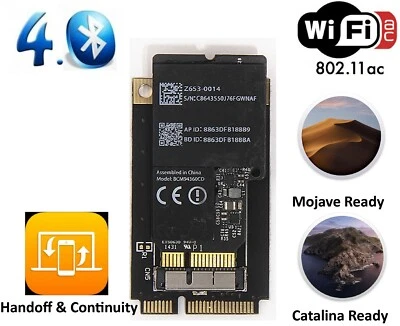 Mac Pro WiFi Upgrade Kit for 4,1 5,1 802.11 a/b/g/n/ac with Bluetooth 4.0 - USA - Image 1 of 4