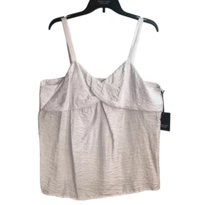 Simply Vera Vera Wang Tanktop-Bluse weiß Twist-Front Gr. XXL NEU - Bild 1 von 6