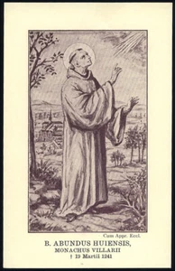 santino-holy card B. ABUNDUS HUIENSIS - Picture 1 of 1