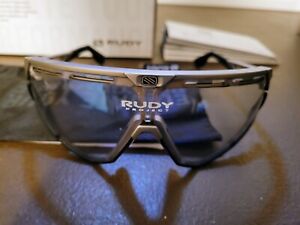 Rudy Project Defender ImpactX Photochromatic Lens Sport Cycling Sunglasses Black