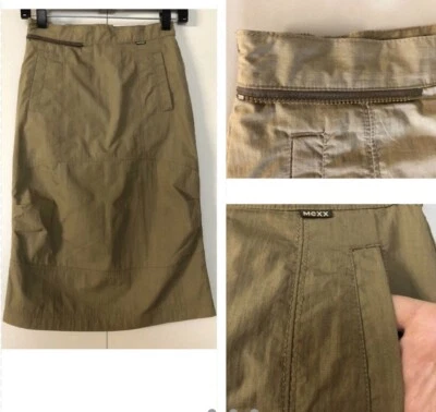 Falda Mexx Adolescente Talla S ⭐️Lápiz Recto Oliva Caqui Cremallera Midi Informal Viaje Foto 1 de 4
