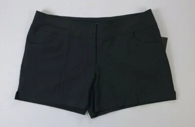 Women's Slazenger Tech 5" Black Hydro-Dri GOLF Shorts Size 14 - image 1 of 2