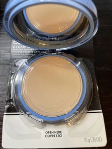 (1) Polvo prensado CoverGirl Clean Matte Buff beige 525 control de aceite. - Imagen 1 de 2