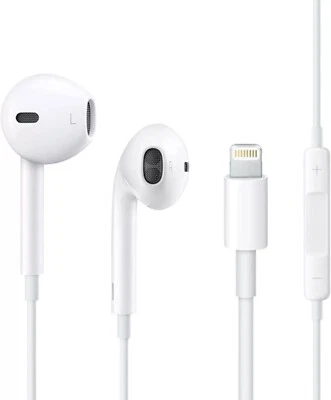 CUFFIE AURICOLARI BLUETOOTH COMPATIBILI APPLE IPHONE CON CAVO FILO E MICROFONO - Immagine 1 di 4