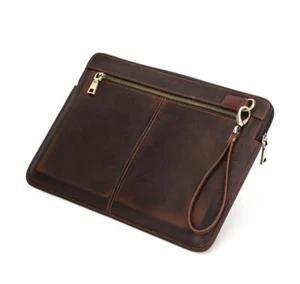 Leder Laptoptasche Hülle Etui Tragetasche Bag für Apple Mac Book Pro 14.2 Zoll - Picture 1 of 10