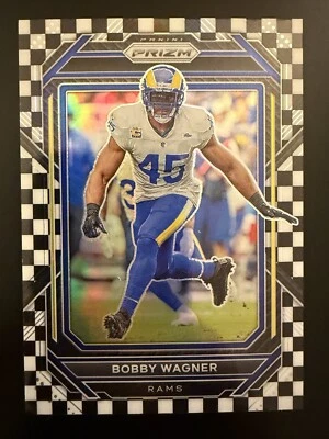 2022 Panini Prizm Black & White Checkerboard Prizm SP - Bobby Wagner #166 - Image 1 of 2