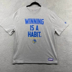 Under Armour Herren T-Shirt grau Warriors Winning Is A Habit Rundhals Gr. XL - Bild 1 von 12