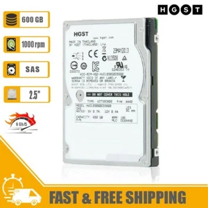 HGST 2.5" (SAS) Internal Hard Drive Server 600GB 10Krpm 0B26040, HUC109060CSS600 - Picture 1 of 6