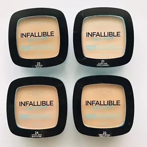 L'oreal Paris Infallible Pro-Glow Pressed Powder Foundation Makeup-Choose Shade - Picture 1 of 8