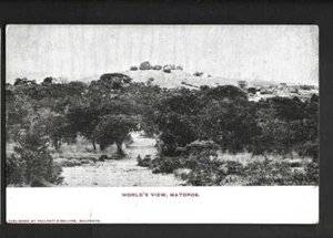 RHODESIA, POSTCARD, WORLDS VIEW, MATOPOS, BY PHILPOT & COLLINS, BACK IN BLUE - Picture 1 of 1