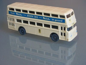 █► Büssing D2U Doppeldecker 19 Milch BVG 2farbiges Chassis TOP! Wiking 1:87 OVP - Bild 1 von 1