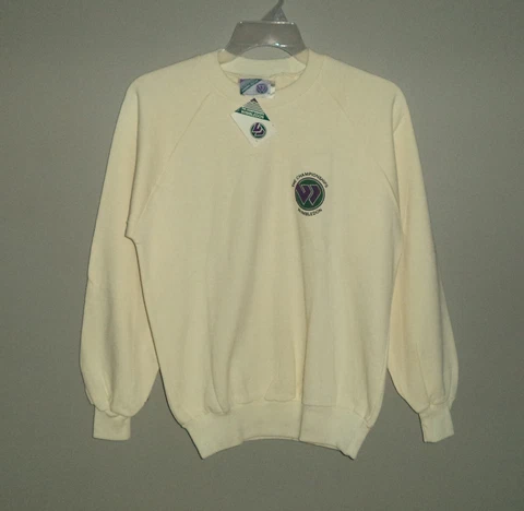 Wimbledon The Championships Tennis Sweatshirt Vintage 80s 90s Adult Medium NEW Cover