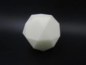 Icosidodecahedron Geometry Math Polygon Shape 3D Printed Model - Picture 1 of 3