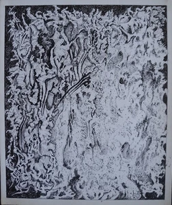 Ink Drawing Composition Signed GUSTAV VON DER LOO (A) - Picture 1 of 6