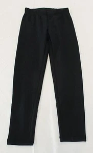 Lands End Girls Extra Soft Elastic Waist Fleece Lined Leggings DD7 Black Medium - Picture 1 of 4