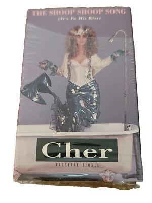 Cher, The Shoop Shoop Song (Cassette Tape Single, 1990, Geffen) - Image 1 of 4