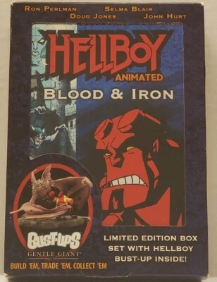 Hellboy Animated Blood & Iron Ltd Ed Box Set with HELLBOY Bust-up Gentle Giant - Image 1 of 4