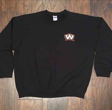 Worcester Tornadoes Can Am League Defunct Black Logo Crewneck Sweatshirt Sz XL