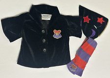 Build A Bear Harry Potter Wizard Academy Outfit Black Velvet Robe Hat & Scarf