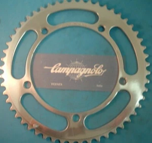 Campagnolo 53Tx 144BCD Nuovo Record Road Chainring- EP-5 to 9-Spd- 1971-73- VGC+ - Picture 1 of 9