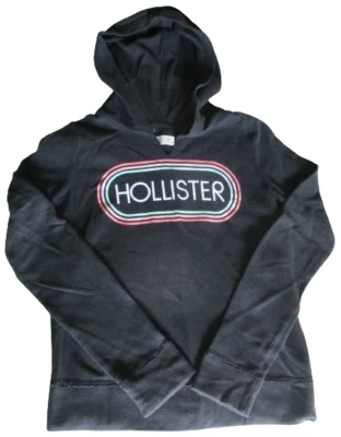 Hollister Adolescente Niña o Niño Sudadera con Capucha Negra Talla XS Extra Pequeña Foto 1 de 3