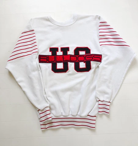University of Georgia Bulldogs Vintage 80s Crewneck Sweatshirt Large Cover