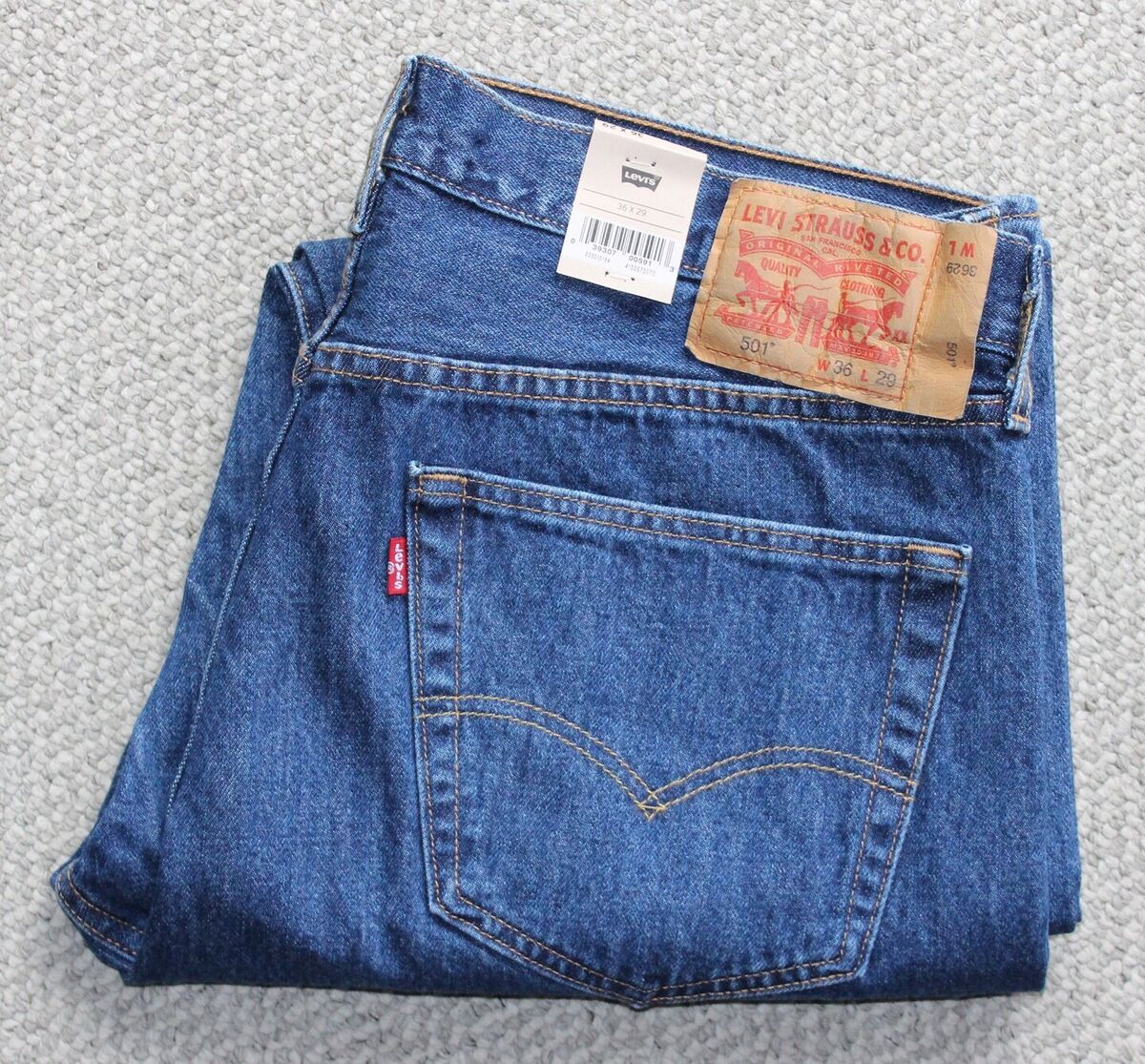 Levi's Denim Regular 36 Size Jeans Men's 29 in Inseam for Levi's Denim Regular 36 Size Jeans Men's 29 in Inseam for