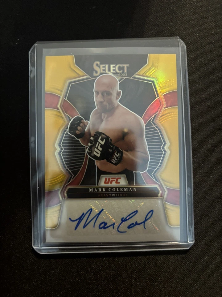 2023 UFC Select Gold Auto Mark Coleman 8/10 - Image 1 of 2