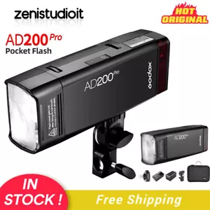 US Godox AD200Pro 2.4G TTL HSS Speedlite Pocket Flash Strobe Light with Battery - Bild 1 von 27