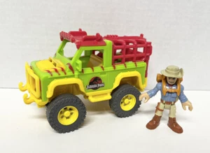Imaginext Jurassic Park Dr Grant 4x4 Jeep Figur Fisher Price - Bild 1 von 2