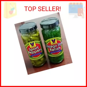 Vienna Chicago Style Relish (12 oz.), Sport Pepper (12oz.) Pack of 2 - Picture 1 of 2