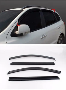 Smoke Window Visor Vent Wind Rain Shield 4p For 2007 2010 Hyundai Santa Fe CM - Bild 1 von 6