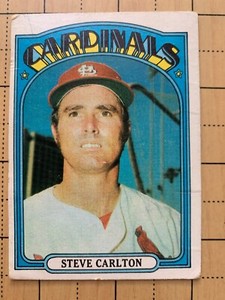 1972 TOPPS BASEBALL STEVE CARLTON #420