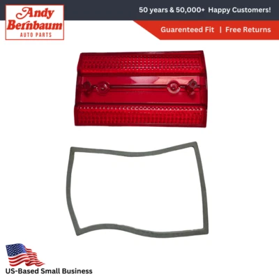 1968 Plymouth Left Inner Side Tail Lamp Light Lens W/ Gasket 2809155 NOS - Image 1 of 4