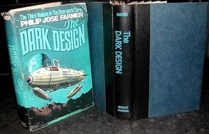 PHILIP JOSE FARMER : The Dark Design RIVERWORLD SERIES 1977 Hardback Book + DJ - Picture 1 of 1
