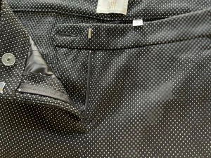 Women’s Trousers Straight Black &White Polka Dots Size EU36 Uk8 - Picture 1 of 5