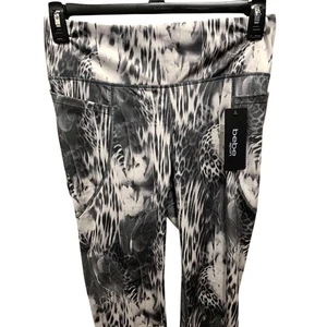 Pantalones Legging Atléticos Bebe Sport Gris Jaspeado Y Blanco Estampado Animal XL 16 NUEVOS CON ETIQUETAS - Imagen 1 de 8